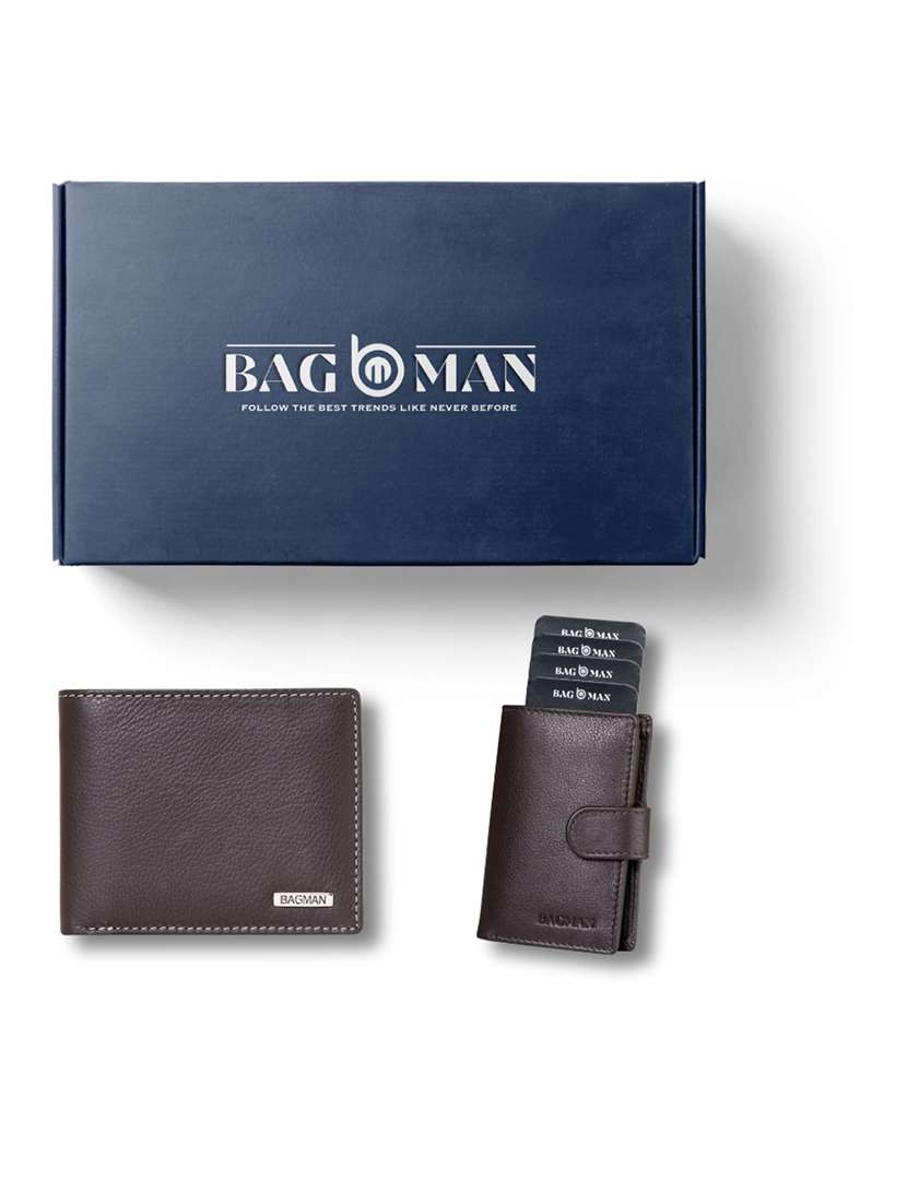 bagman stylish & functional wallet gift set for men