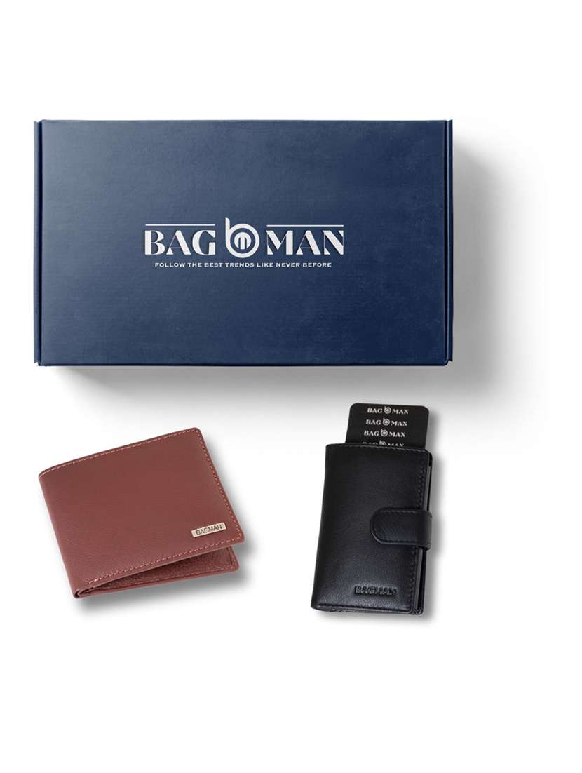 bagman stylish & functional wallet gift set for men
