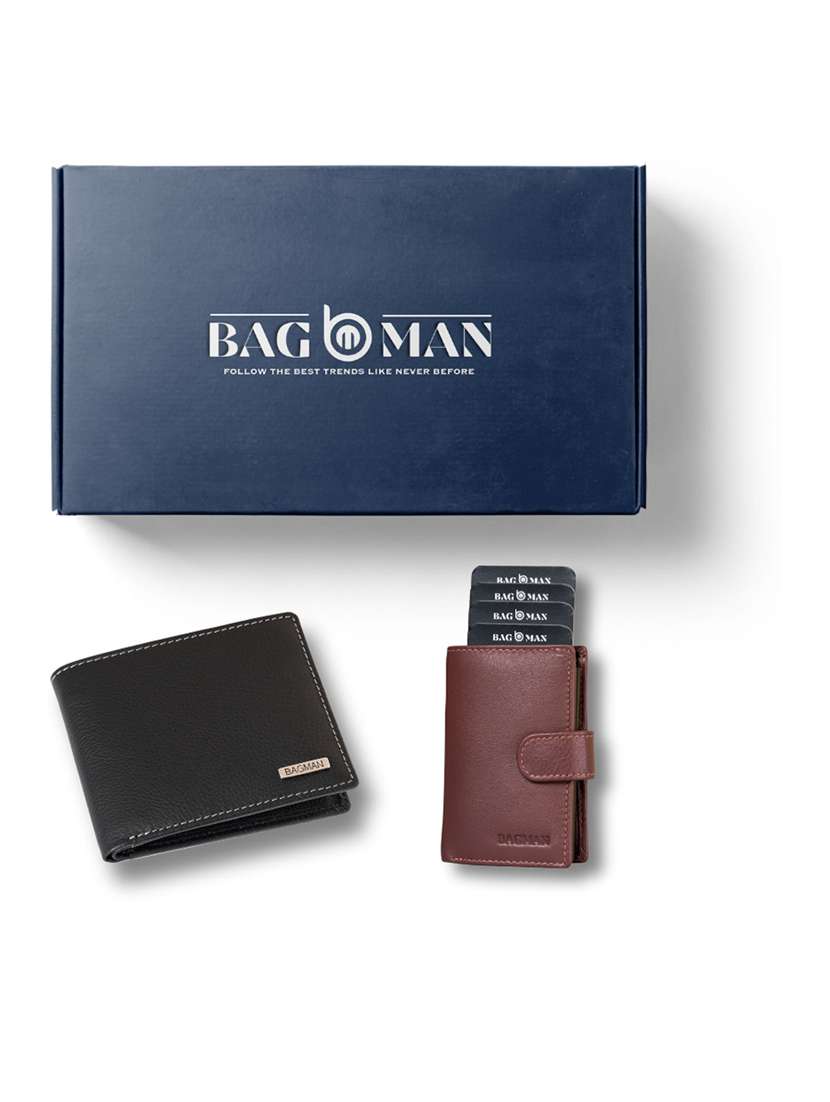 bagman stylish & functional wallet gift set for men