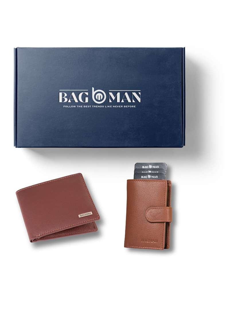 bagman stylish & functional wallet gift set for men