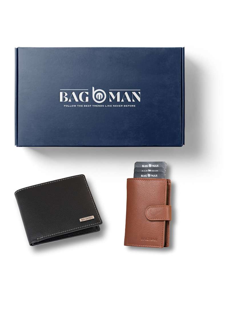 bagman stylish & functional wallet gift set for men