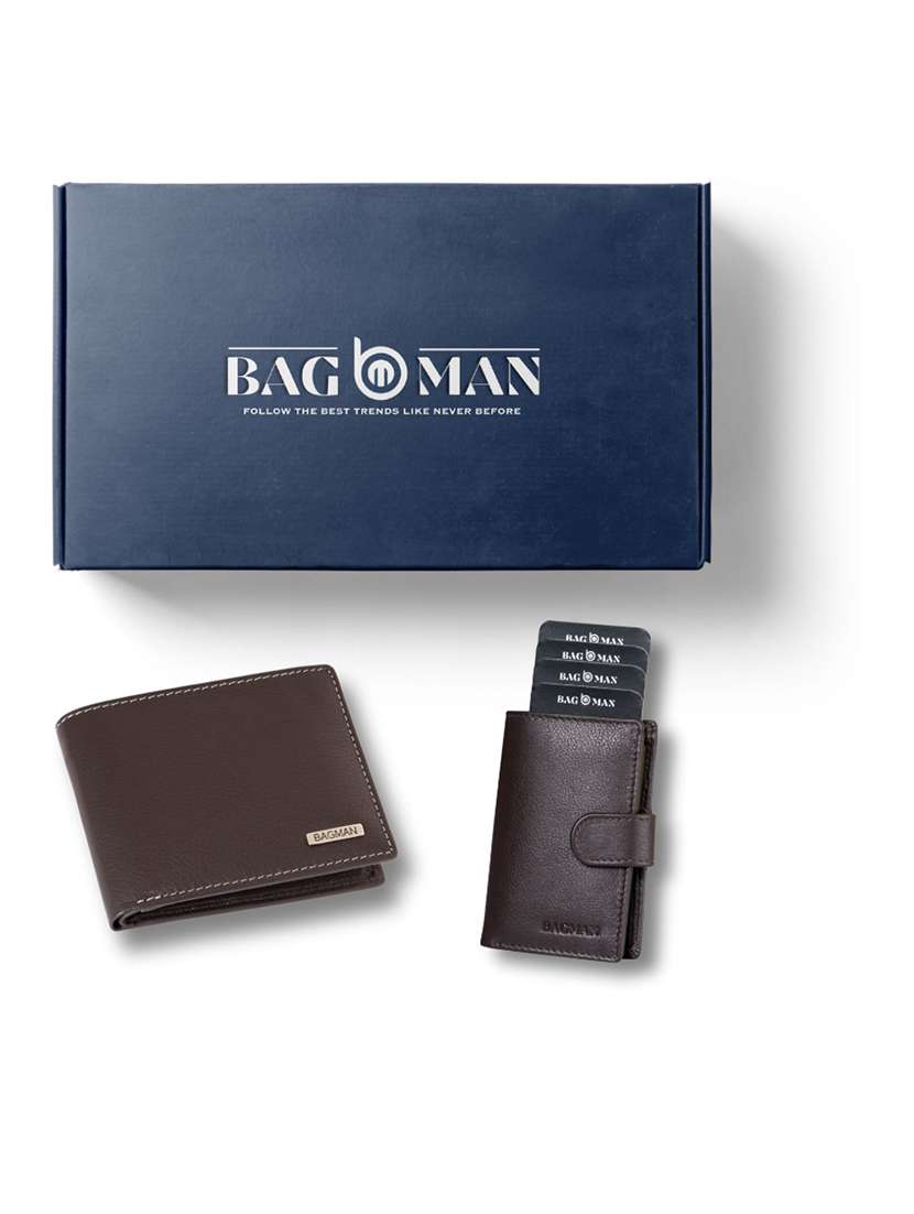 bagman stylish & functional wallet gift set for men
