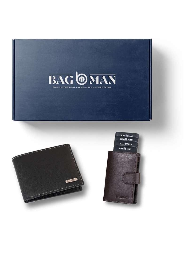 bagman stylish & functional wallet gift set for men