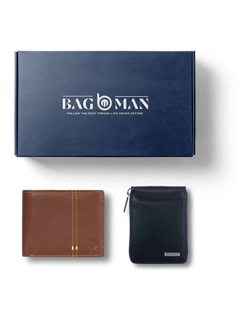 bagman stylish & functional wallet gift set for men