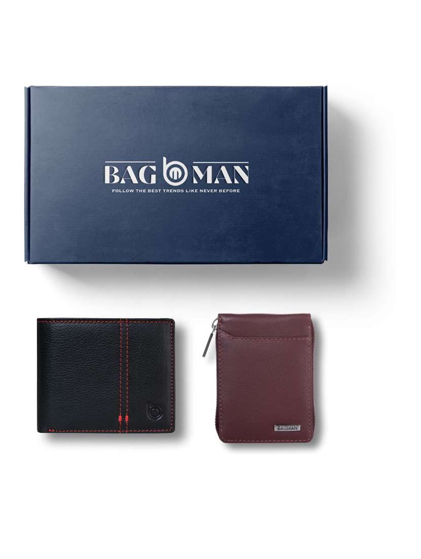 bagman stylish & functional wallet gift set for men