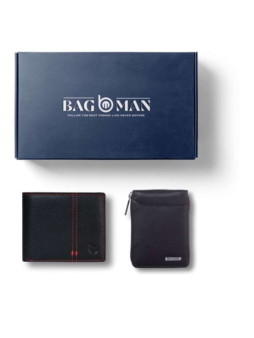 bagman stylish & functional wallet gift set for men