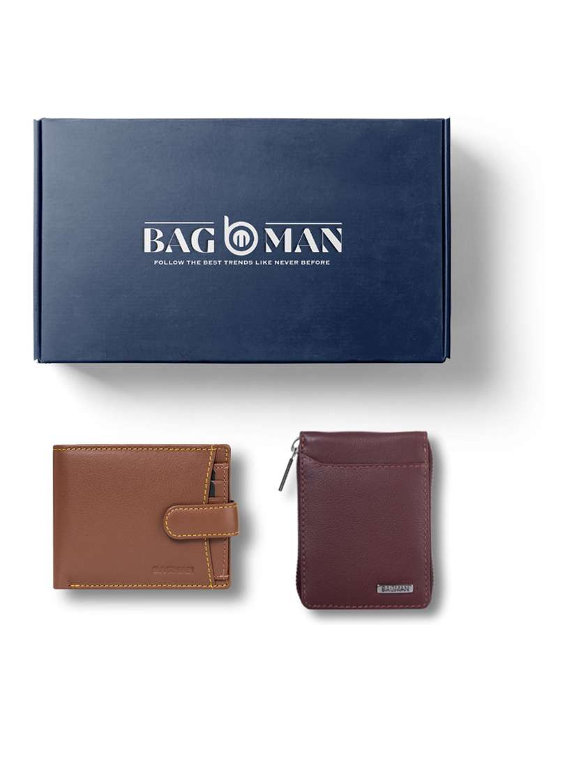 bagman stylish & functional wallet gift set for men