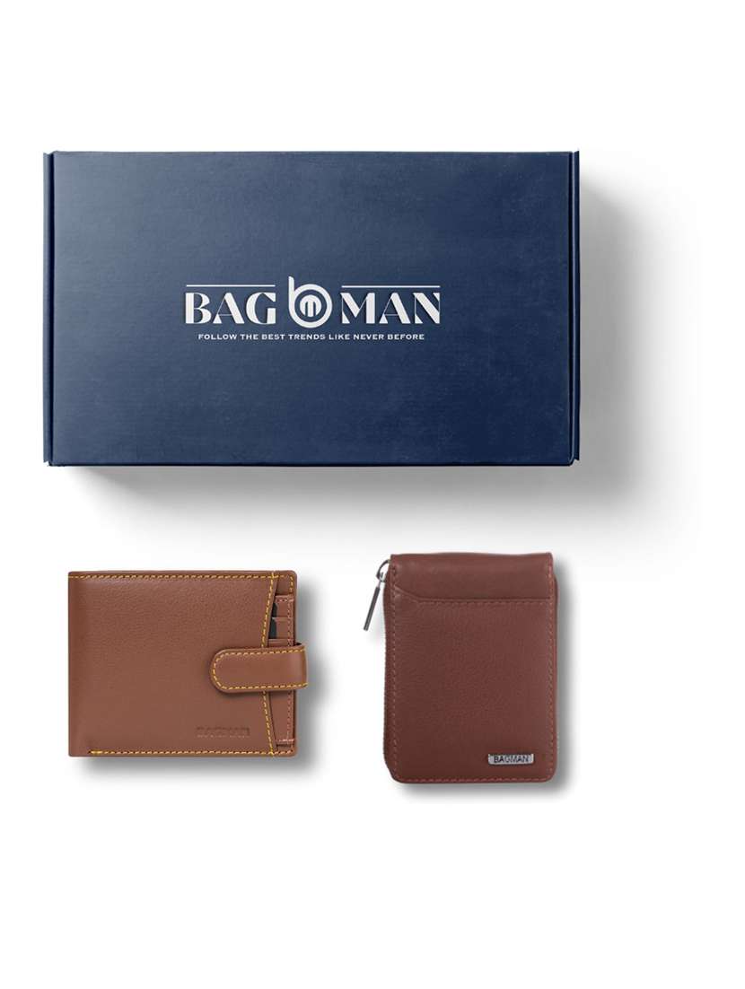 bagman stylish & functional wallet gift set for men