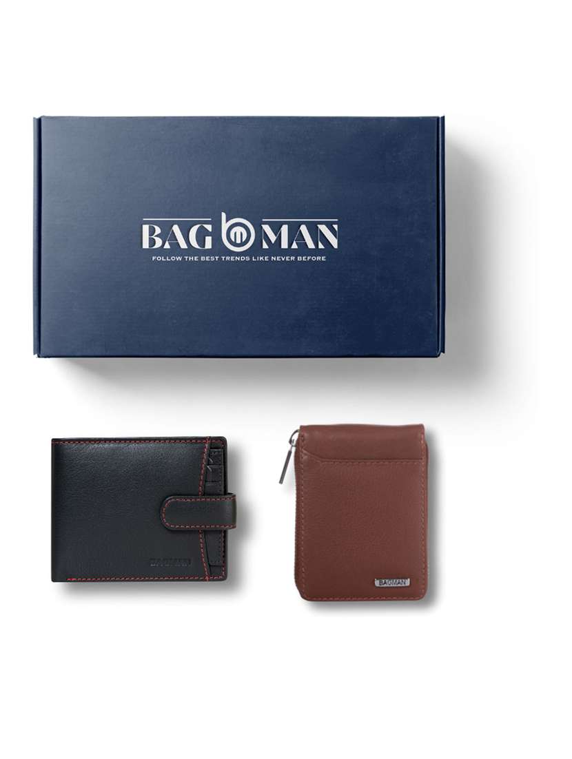 bagman stylish & functional wallet gift set for men