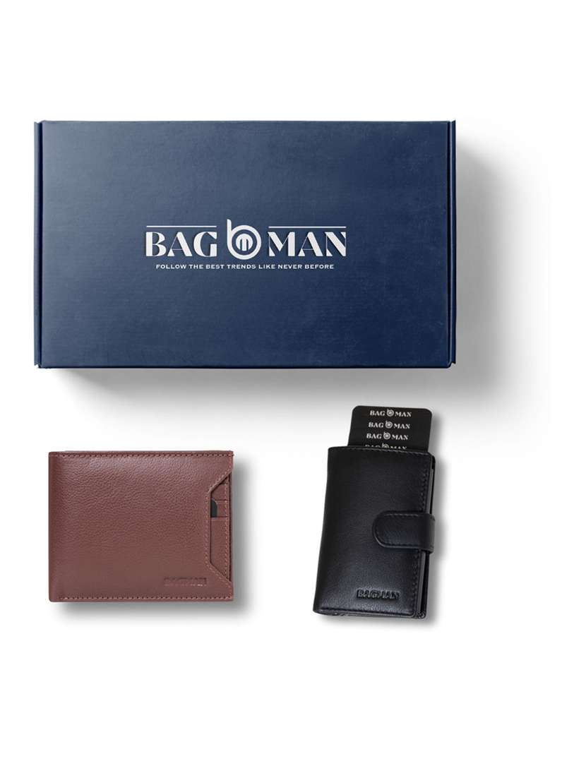 bagman stylish & functional wallet gift set for men