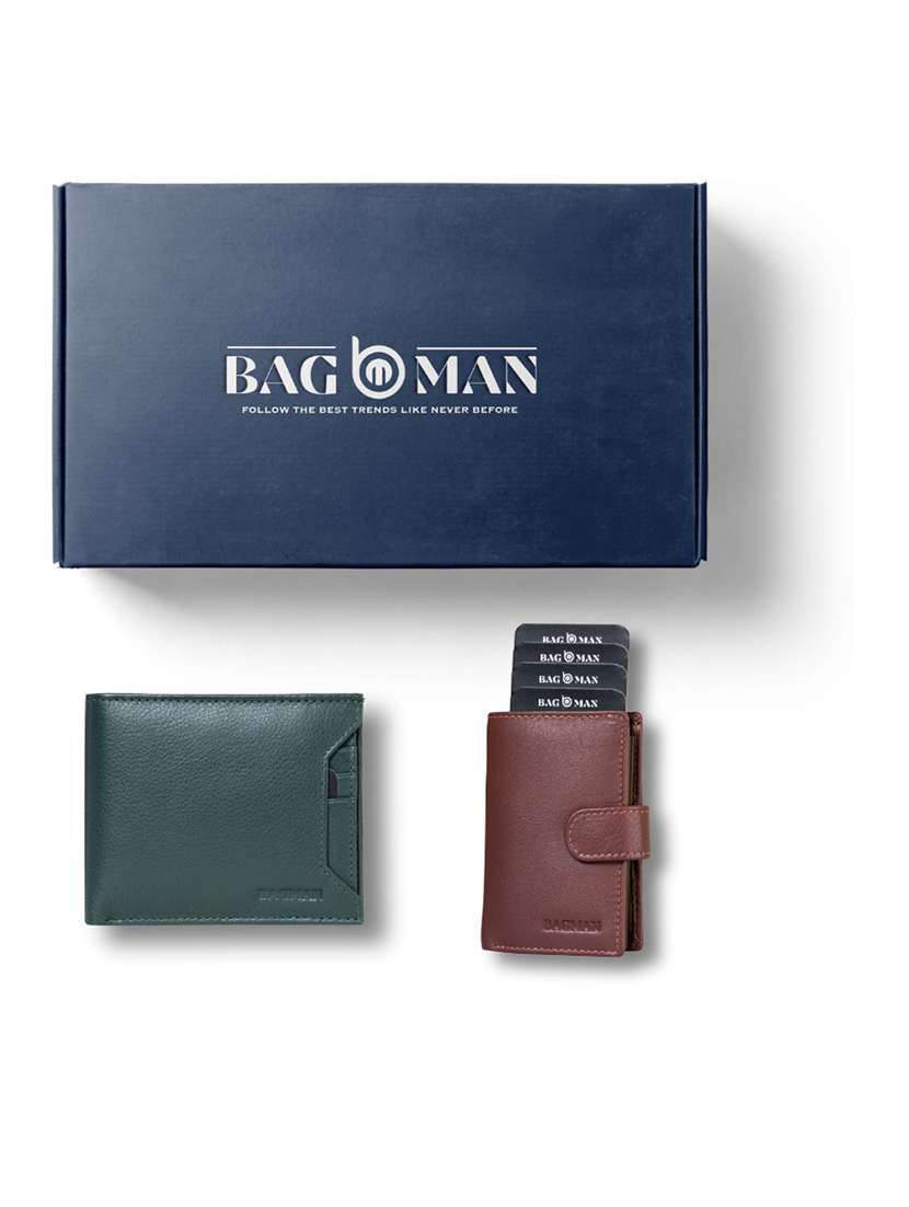 bagman stylish & functional wallet gift set for men
