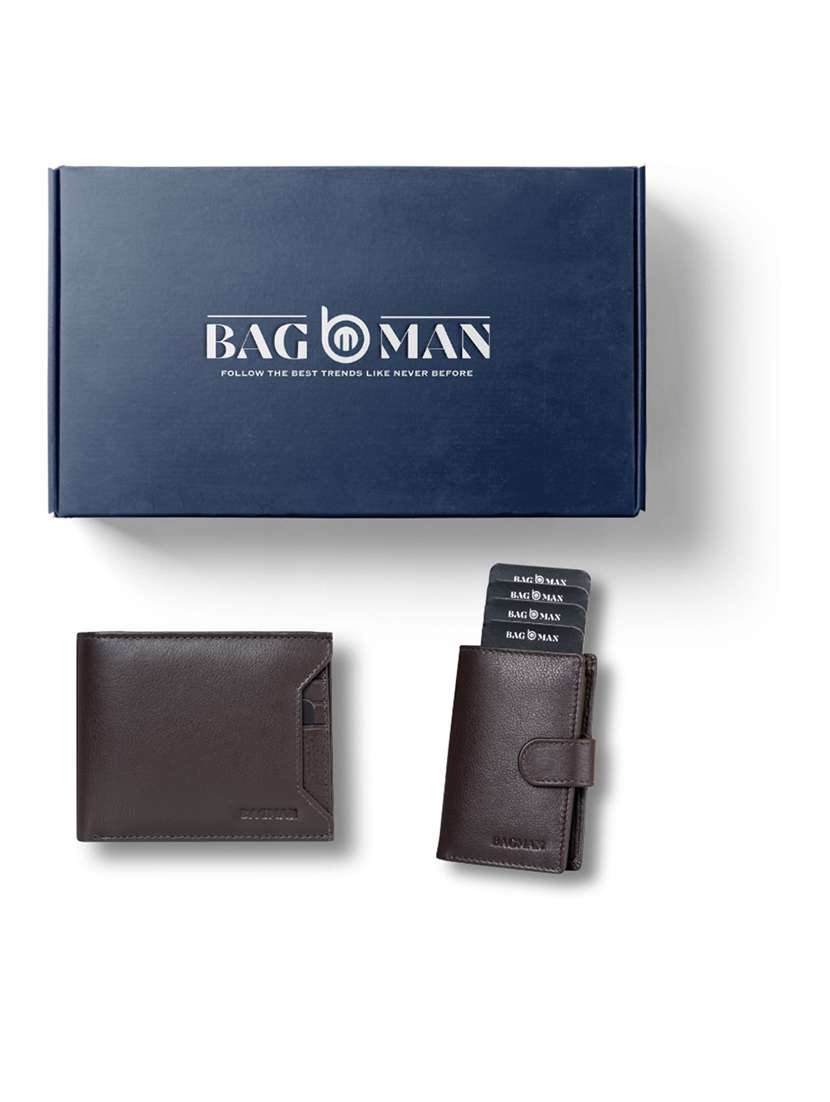 bagman stylish & functional wallet gift set for men