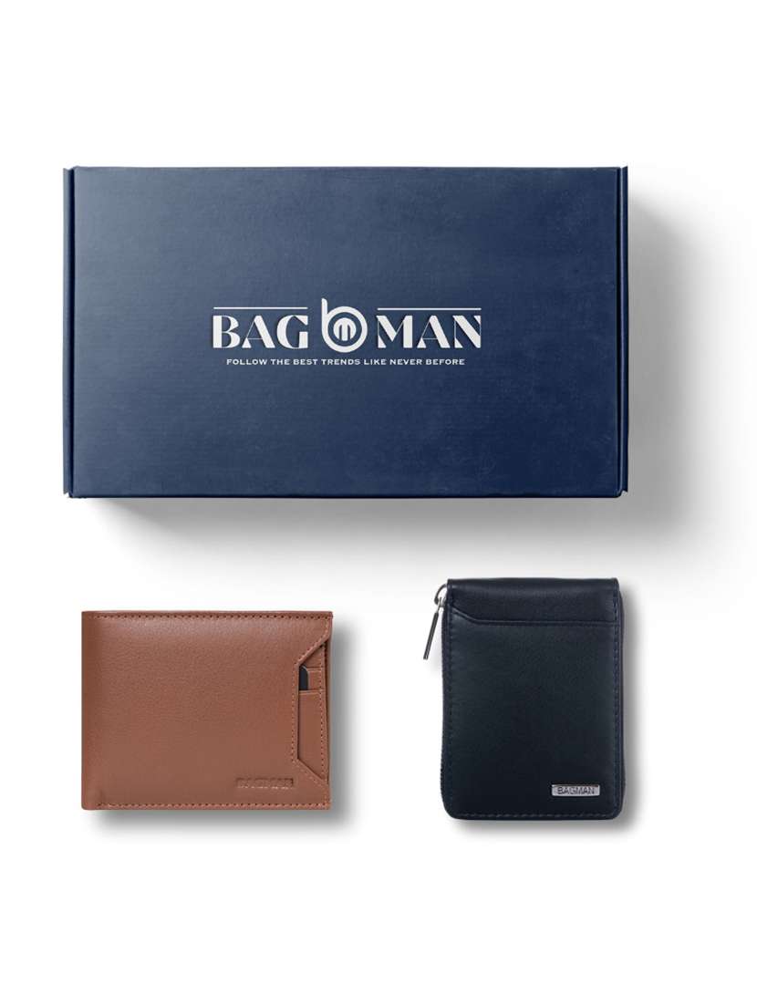 bagman stylish & functional wallet gift set for men