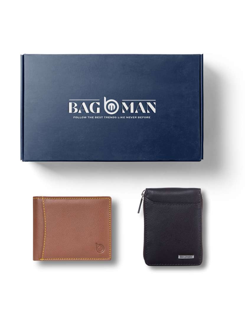 bagman stylish & functional wallet gift set for men