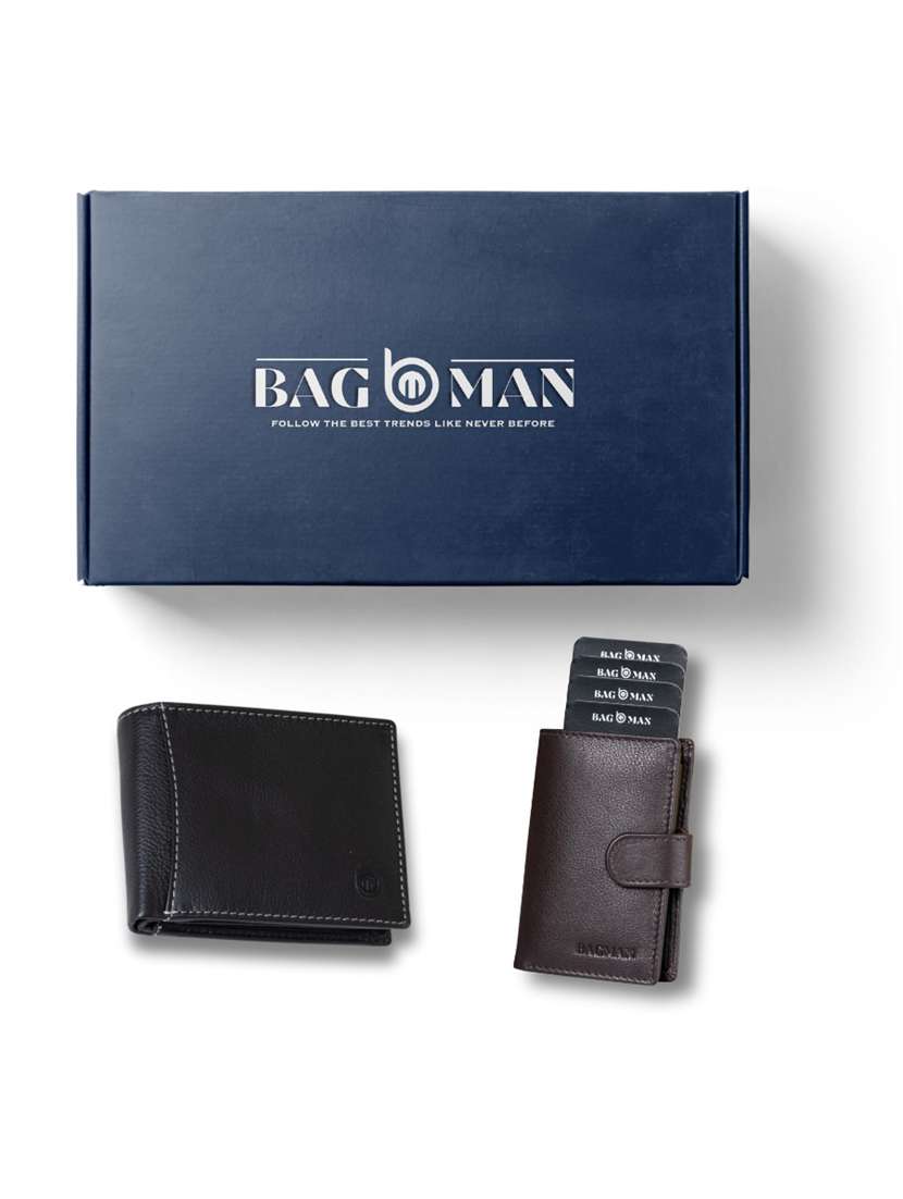 bagman stylish & functional wallet gift set for men