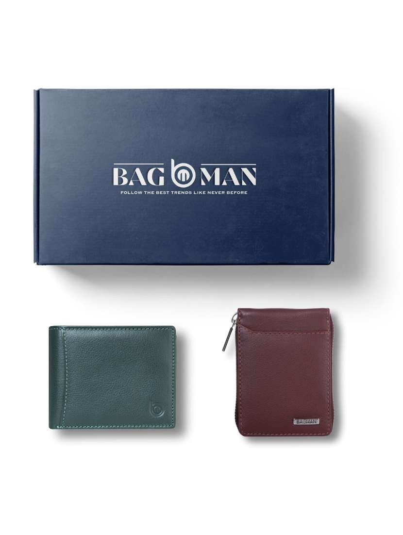 bagman stylish & functional wallet gift set for men