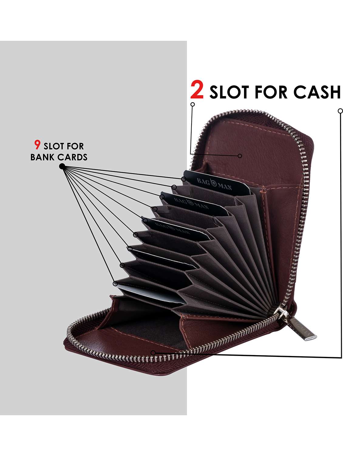 bagman stylish & functional wallet gift set for men - 21726261 -  Standard Image - 3