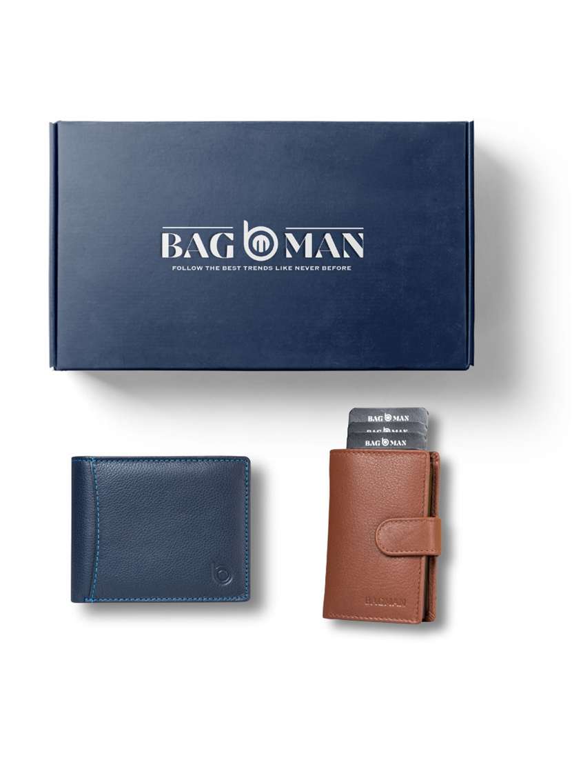 bagman stylish & functional wallet gift set for men