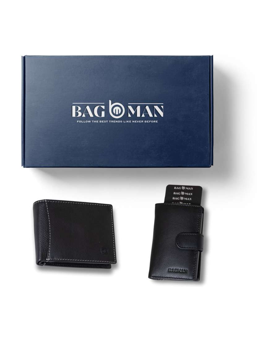bagman stylish & functional wallet gift set for men