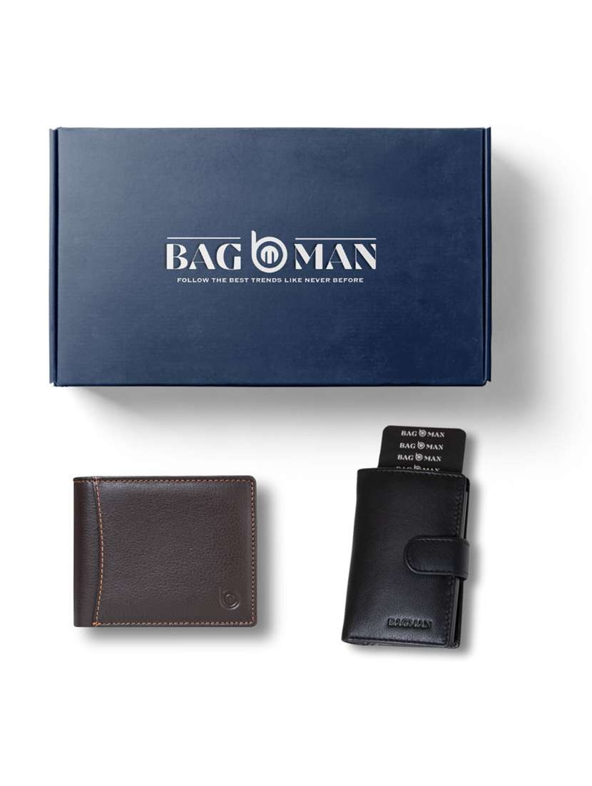 bagman stylish & functional wallet gift set for men