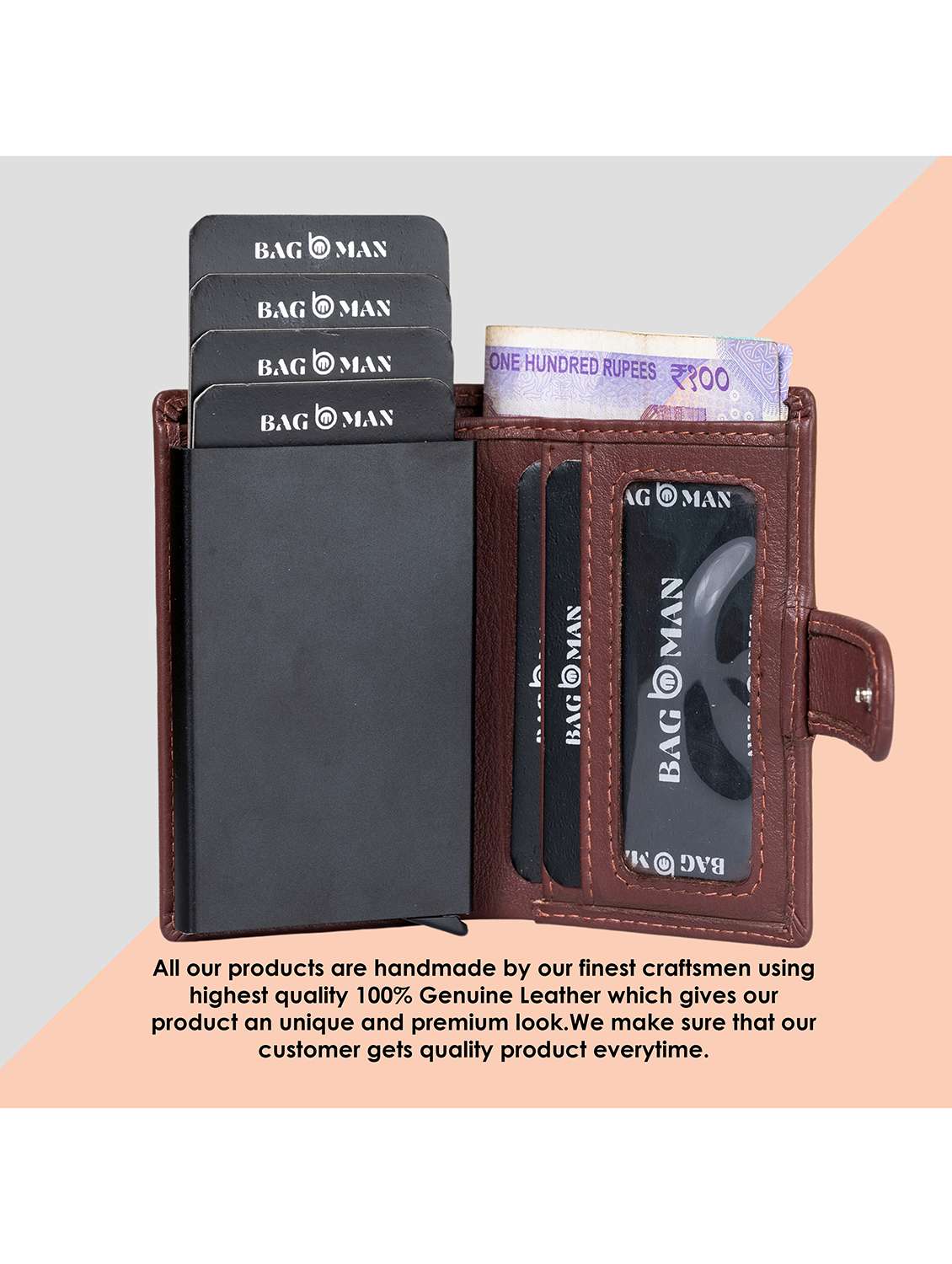 bagman stylish & functional wallet gift set for men - 21726292 -  Standard Image - 3