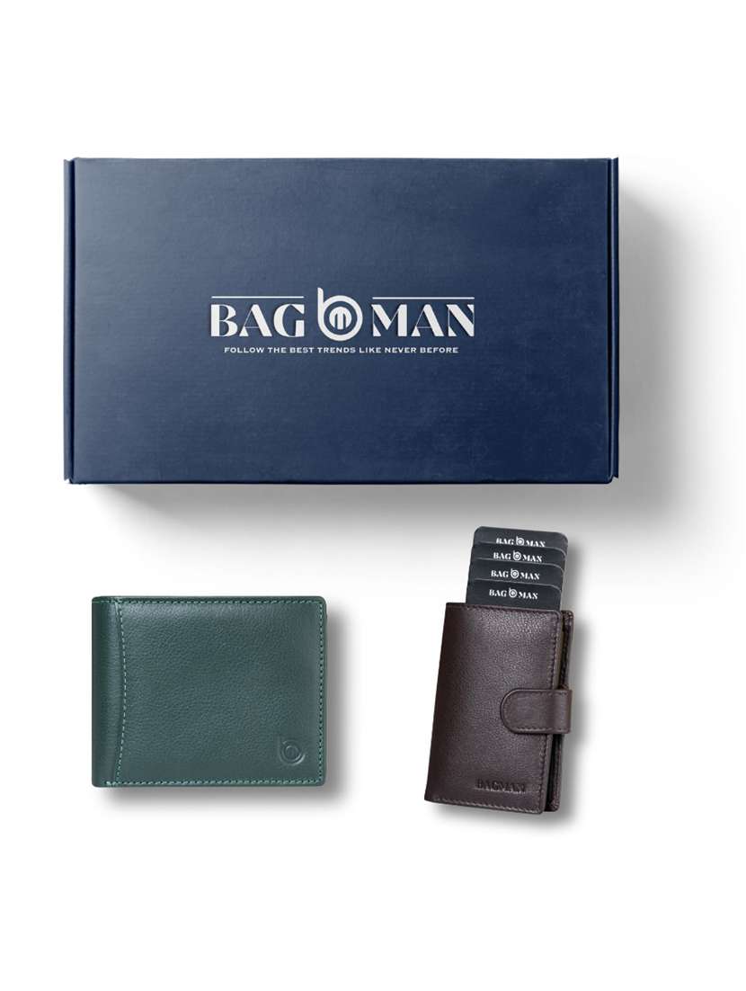 bagman stylish & functional wallet gift set for men