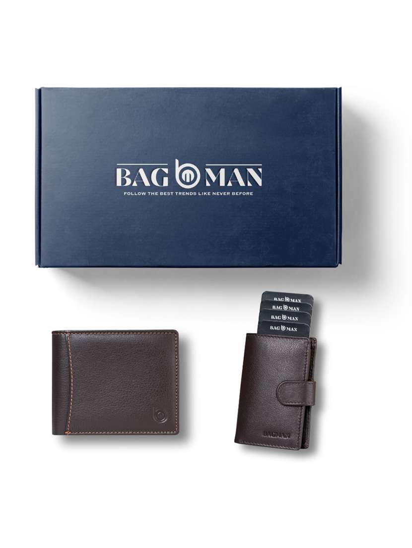bagman stylish & functional wallet gift set for men