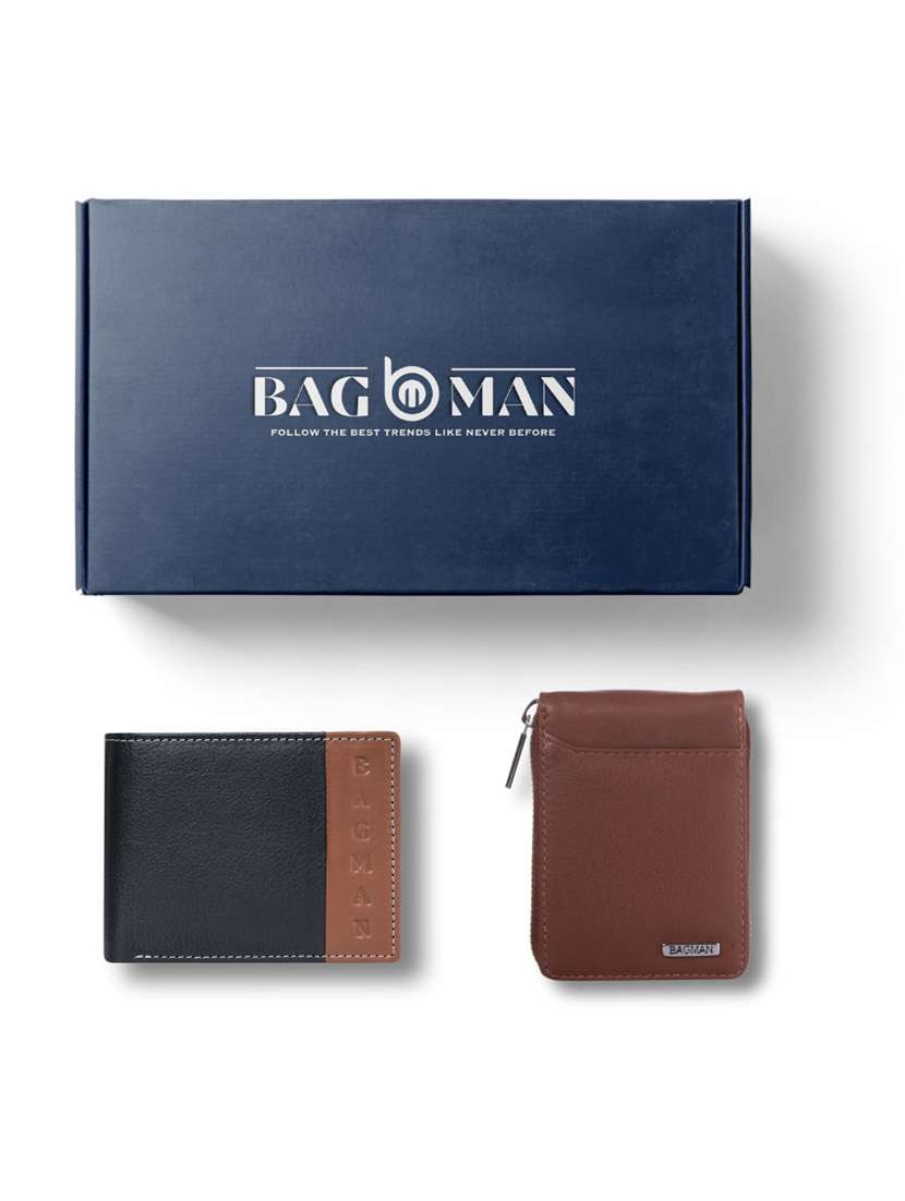 bagman stylish & functional wallet gift set for men