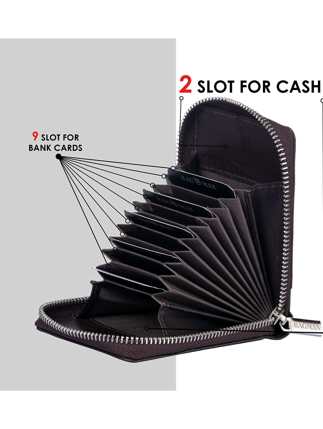 bagman stylish & functional wallet gift set for men - 21726322 -  Standard Image - 3