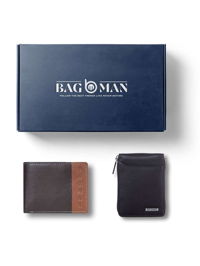 bagman stylish & functional wallet gift set for men