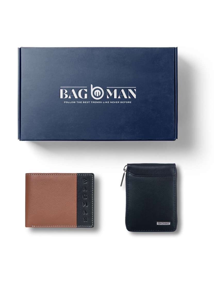 bagman stylish & functional wallet gift set for men