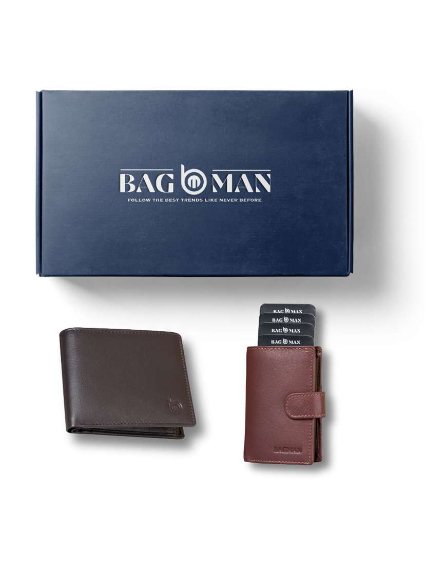 bagman stylish & functional wallet gift set for men