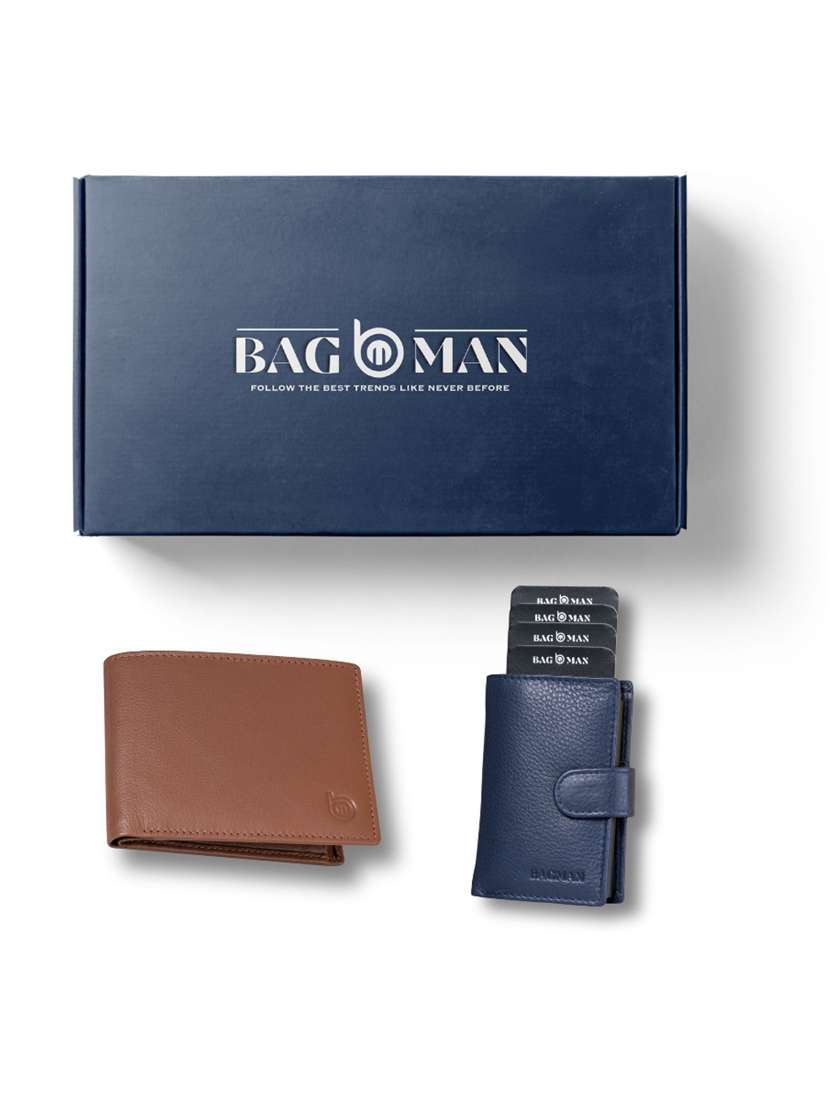 bagman stylish & functional wallet gift set for men