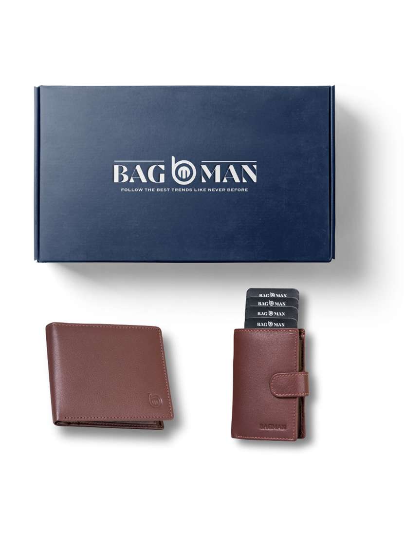 bagman stylish & functional wallet gift set for men