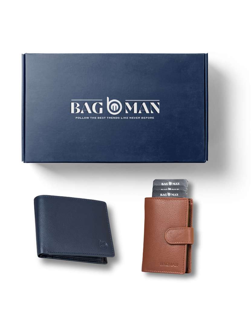 bagman stylish & functional wallet gift set for men