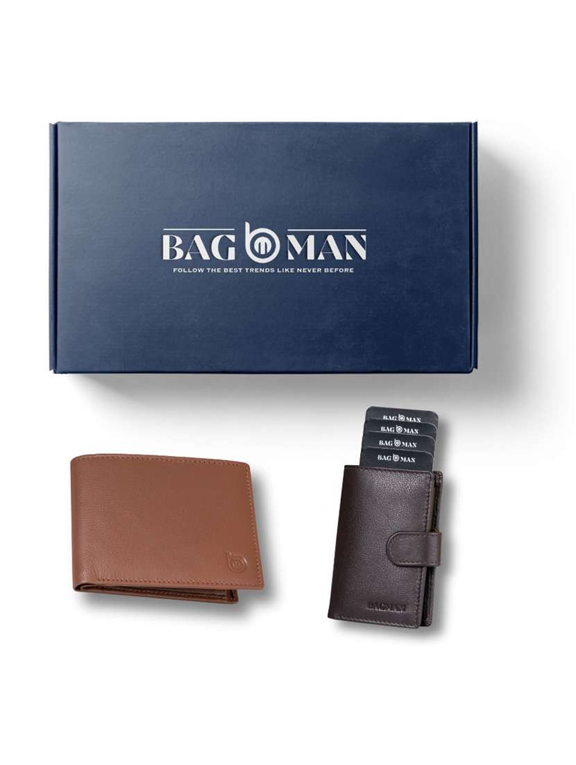 bagman stylish & functional wallet gift set for men