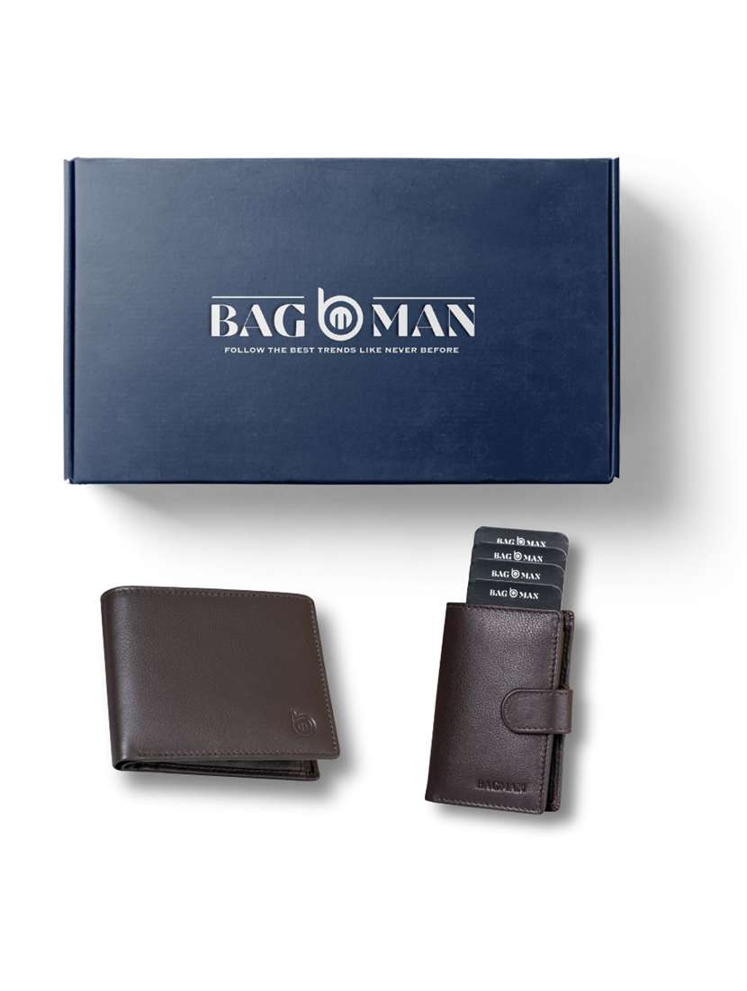 bagman stylish & functional wallet gift set for men