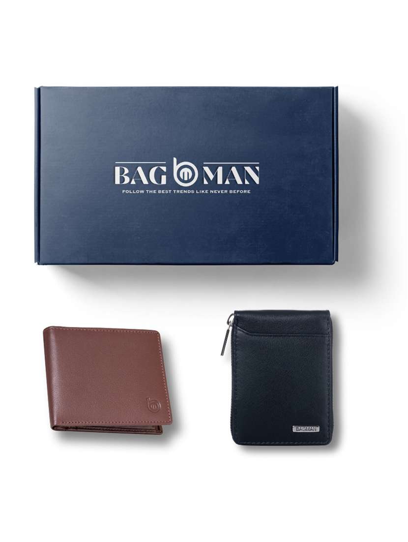 bagman stylish & functional wallet gift set for men