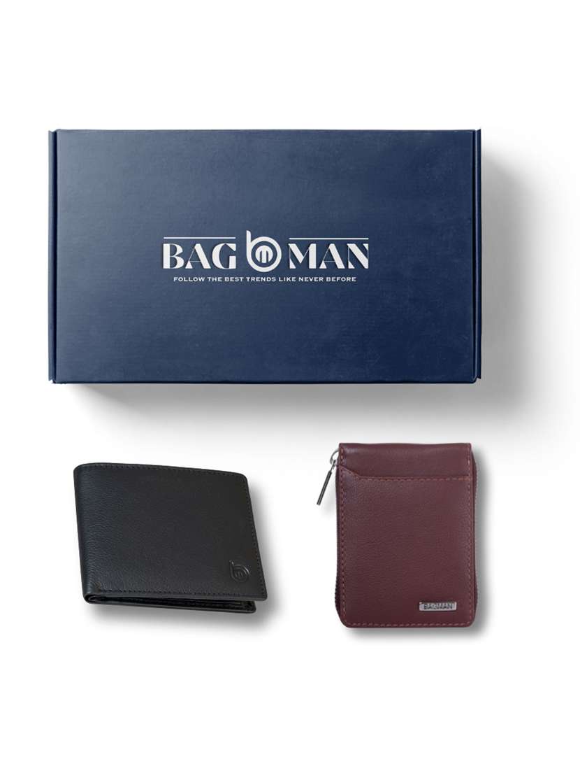 bagman stylish & functional wallet gift set for men