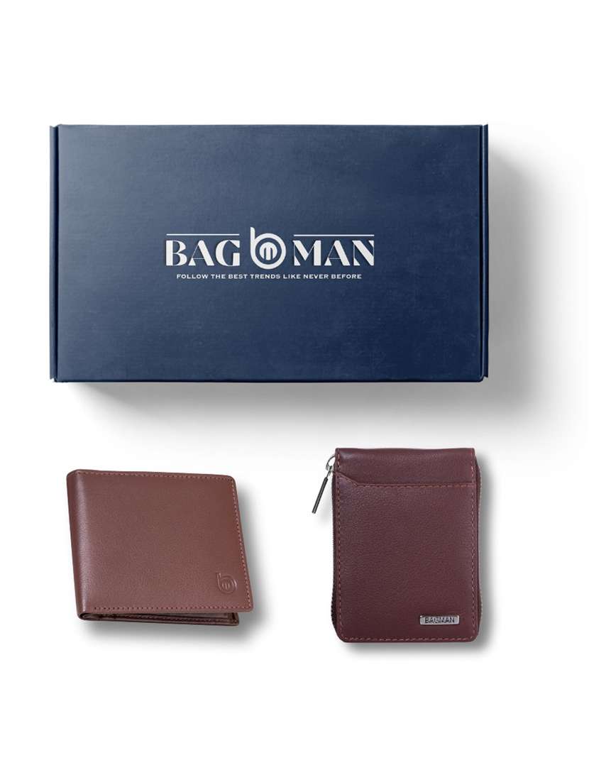 bagman stylish & functional wallet gift set for men