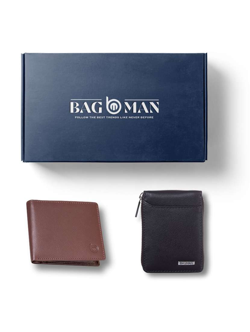 bagman stylish & functional wallet gift set for men