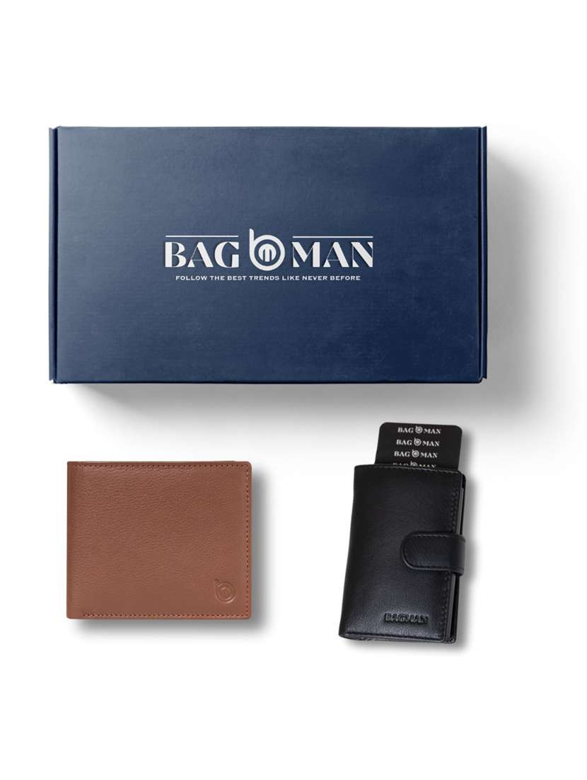 bagman stylish & functional wallet gift set for men