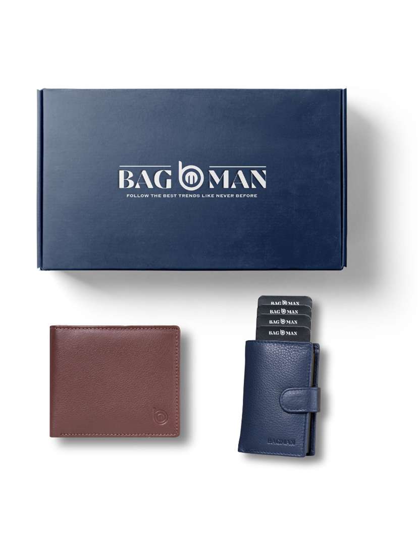 bagman stylish & functional wallet gift set for men