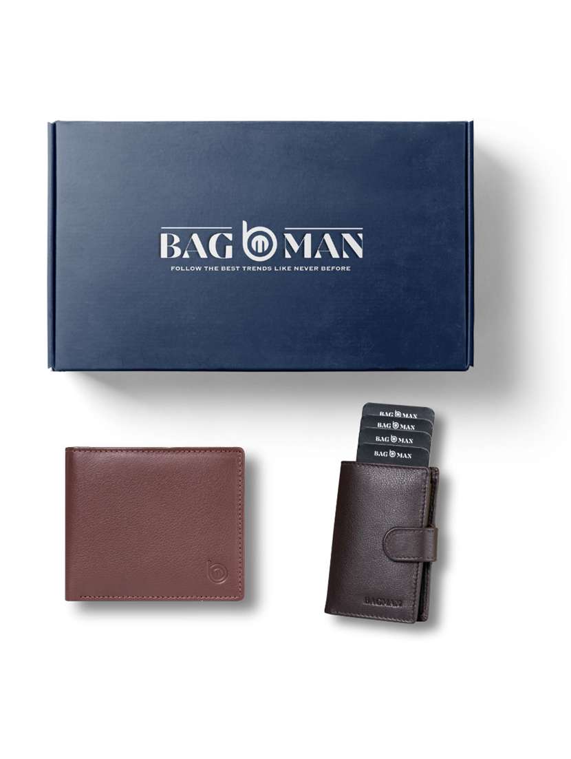 bagman stylish & functional wallet gift set for men
