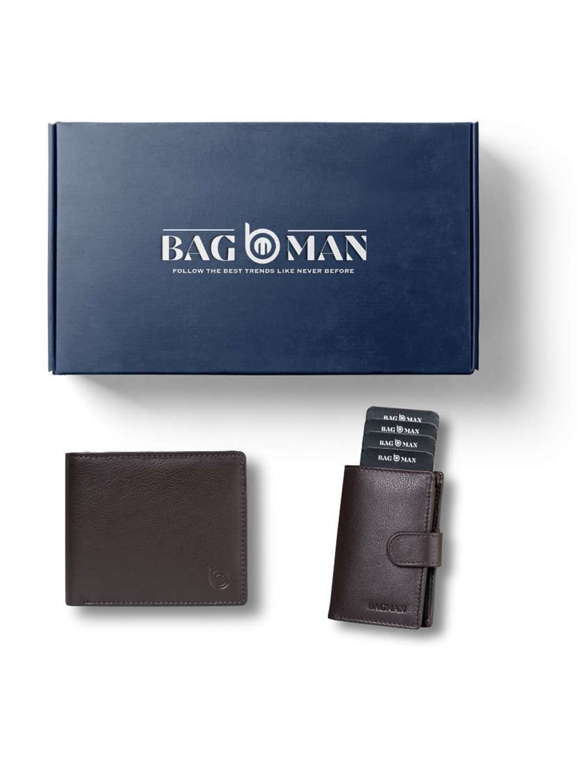 bagman stylish & functional wallet gift set for men