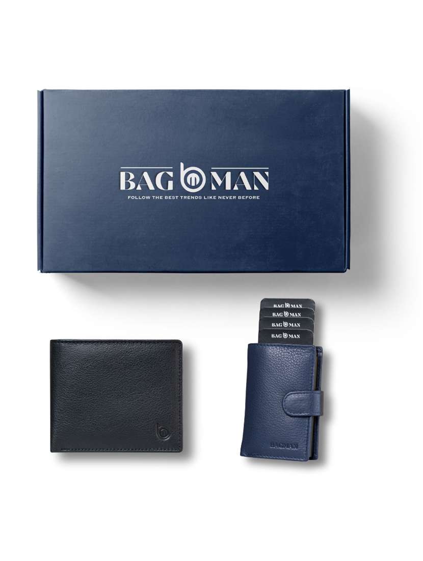 bagman stylish & functional wallet gift set for men