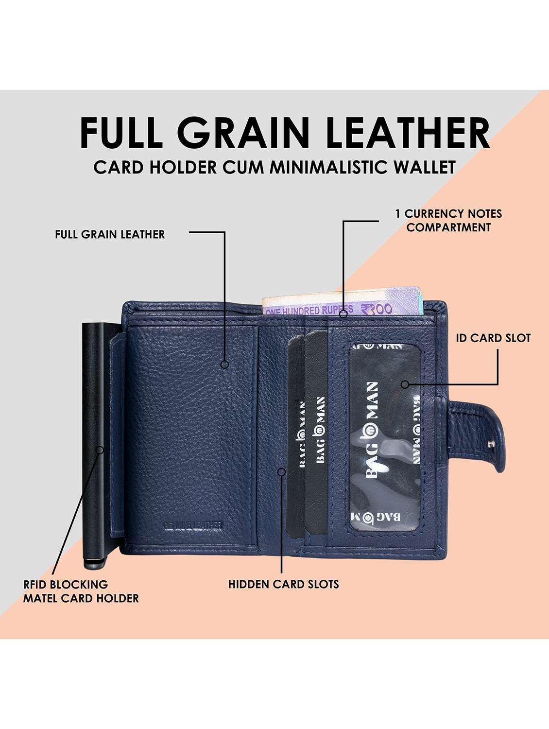 bagman stylish & functional wallet gift set for men - 21726401 -  Standard Image - 3