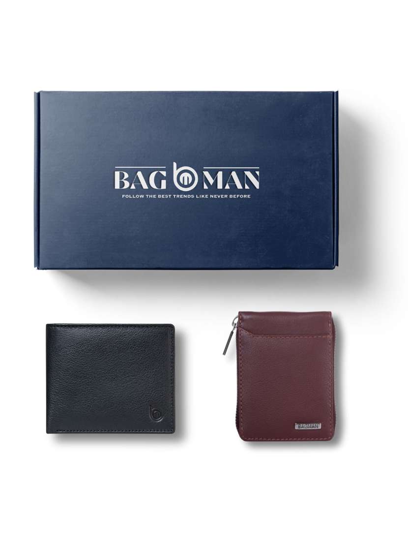 bagman stylish & functional wallet gift set for men