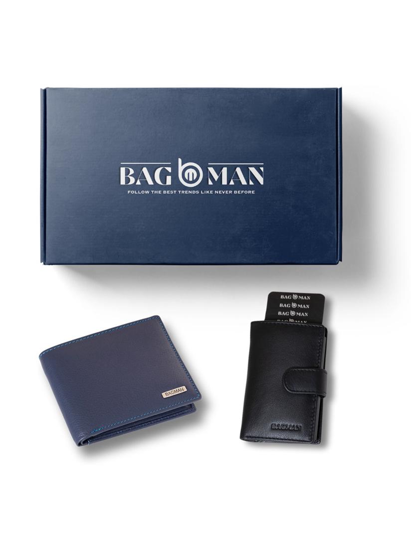 bagman stylish & functional wallet gift set for men