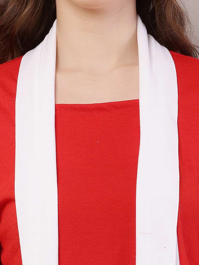 women color block asymmetric shrug - 21726444 -  Standard Image - 5